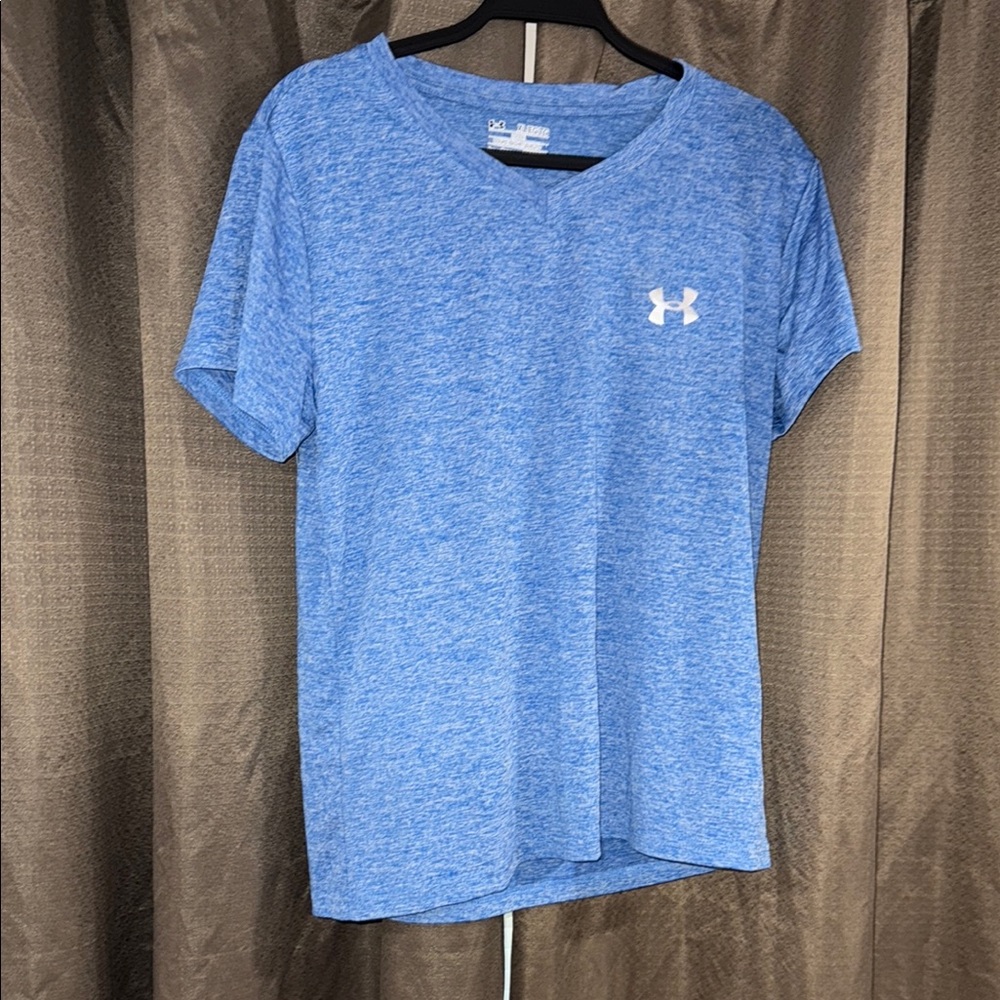 Under Armour Heathered Blue Tee